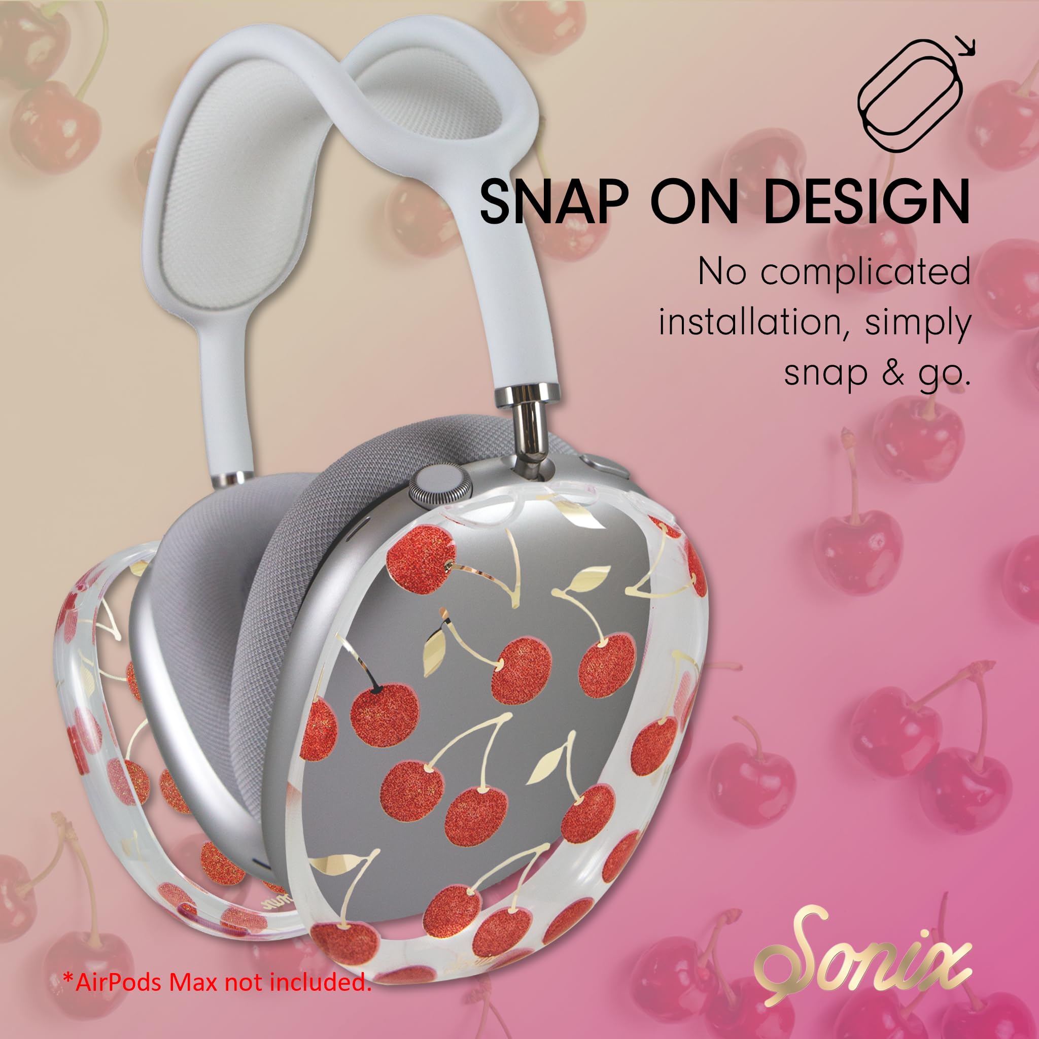 Amazon.com: Sonix Airpods Max Headphones Cover (Cherry on Top) +